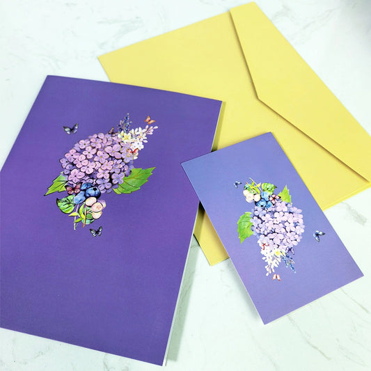Stunning 3D hydrangea bouquet design